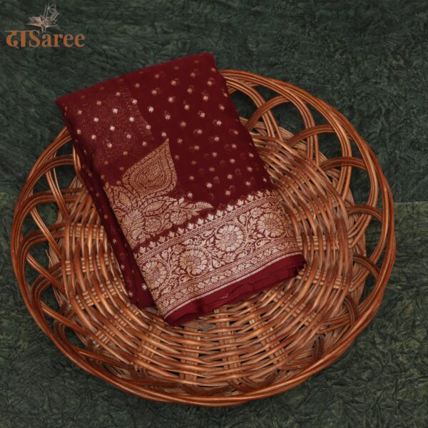 Khaddi georgette saree